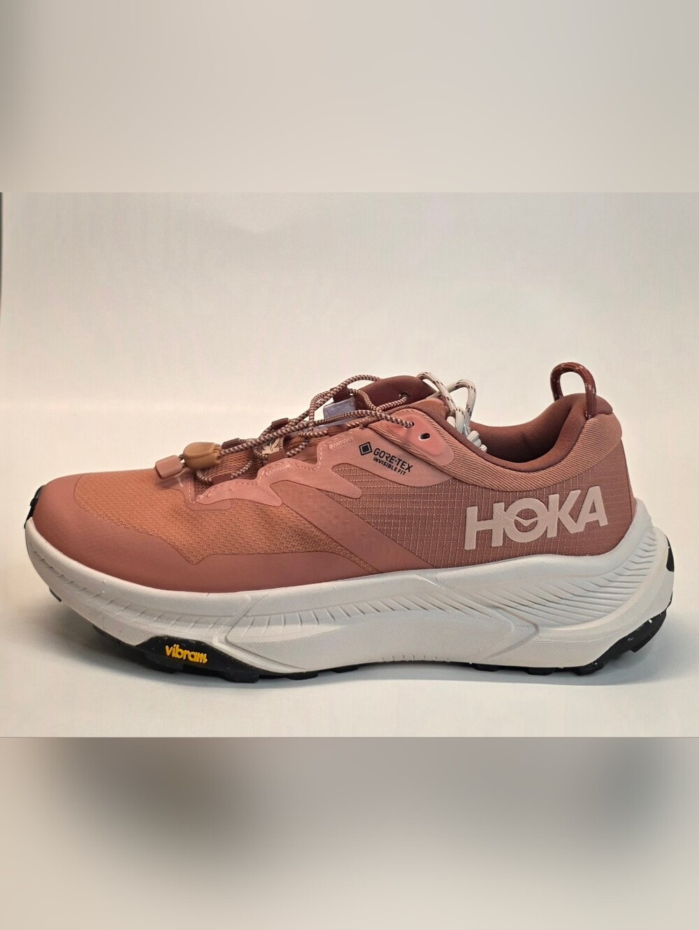 New Hoka One One  Transport  GORE-TEX  Blush/Rose Cream Sneakers Women's 9.5